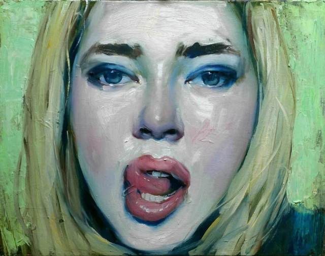 Licking Her Lips, 2016.   (Malcolm T. Liepke) -   .     