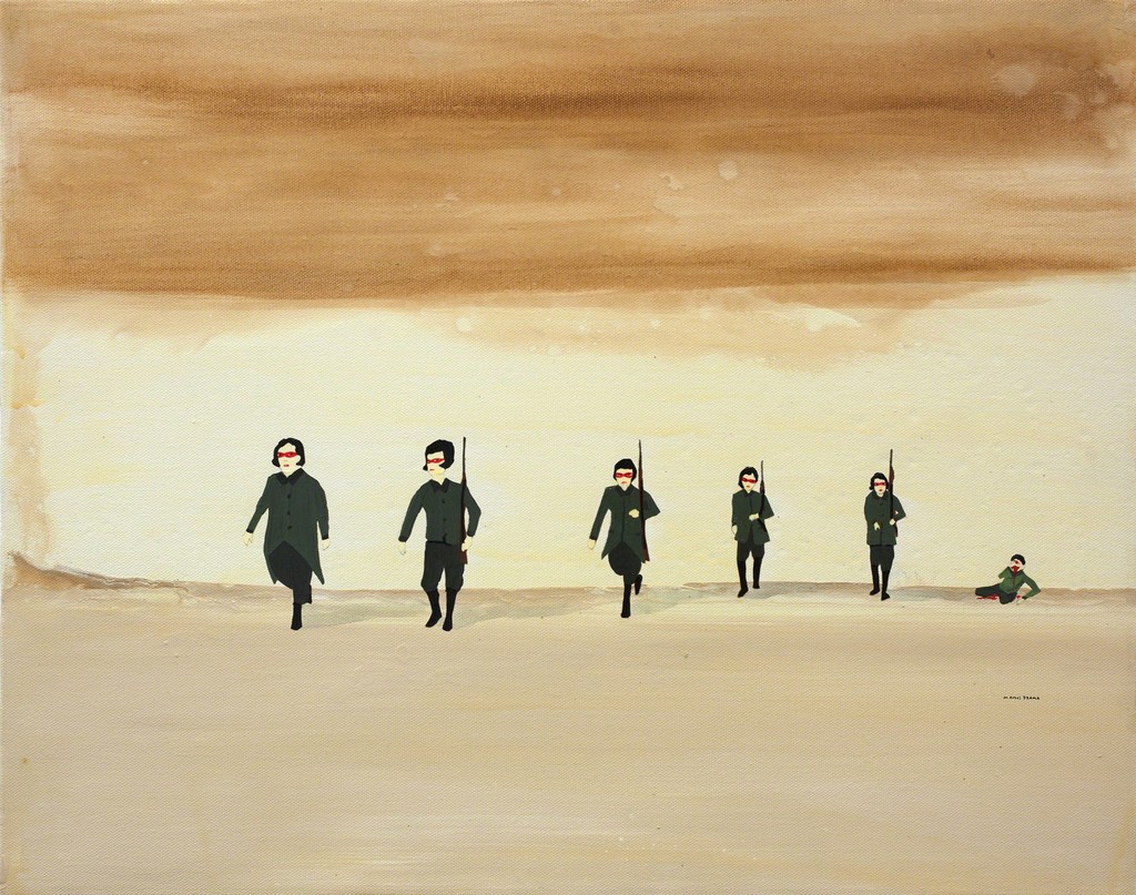Gang of Five, 2004. Марсель Дзама (Marcel Dzama) - современный канадский художник. Современная живопись Канады