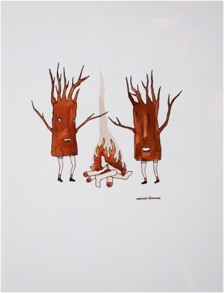 Trees, 1999. Марсель Дзама (Marcel Dzama) - современный канадский художник. Современная живопись Канады