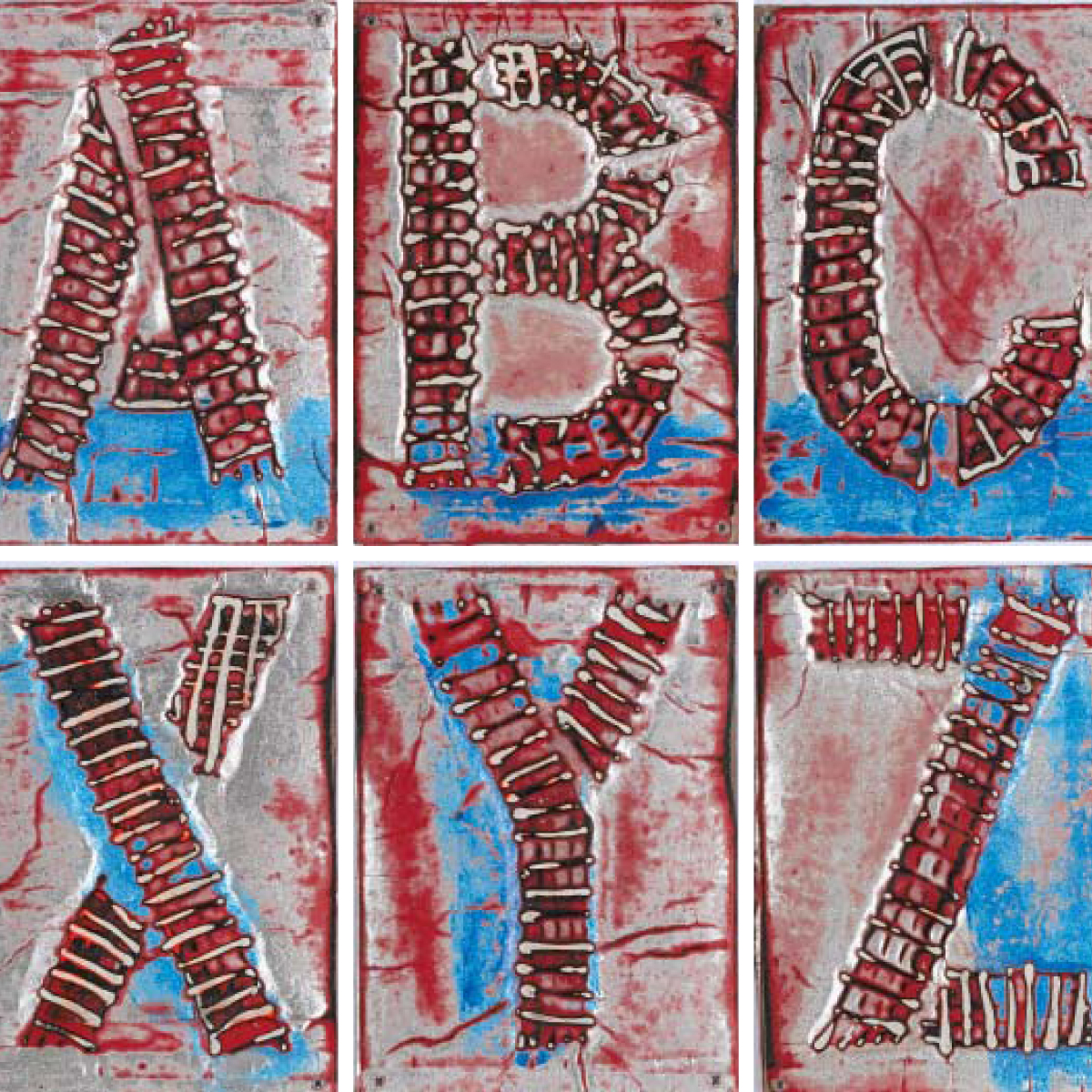 A-Z, 2010. Марк Брэдфорд (Mark Bradford) - современный американский художник. Современное искусство США
