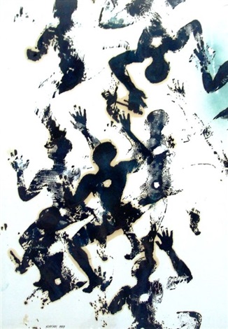 Endless journey (Бесконечное путешествие), 1997. Марк Костаби (Mark Kostabi) - современный художник. Современная живопись