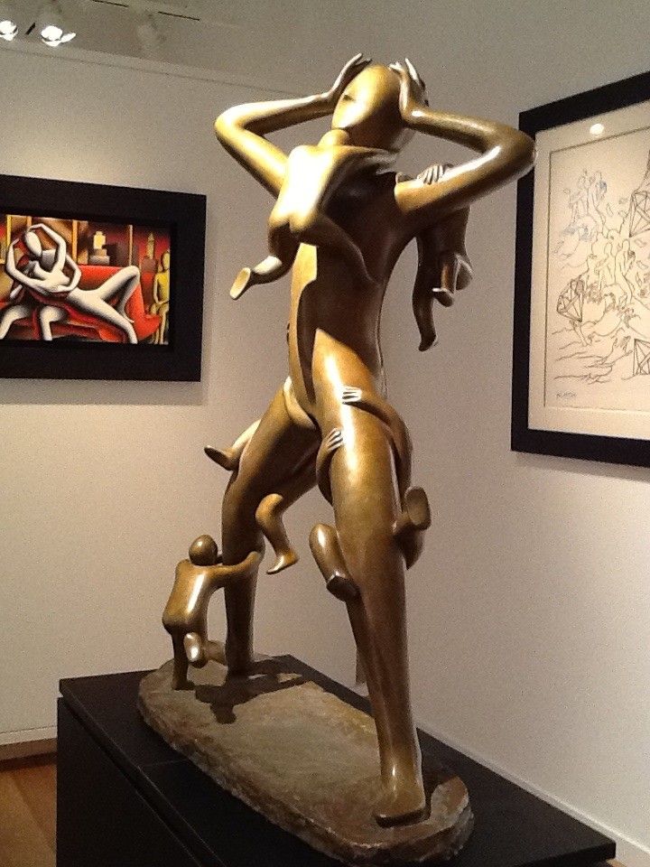 Современная скульптура. Марк Костаби (Mark Kostabi) - современный художник
