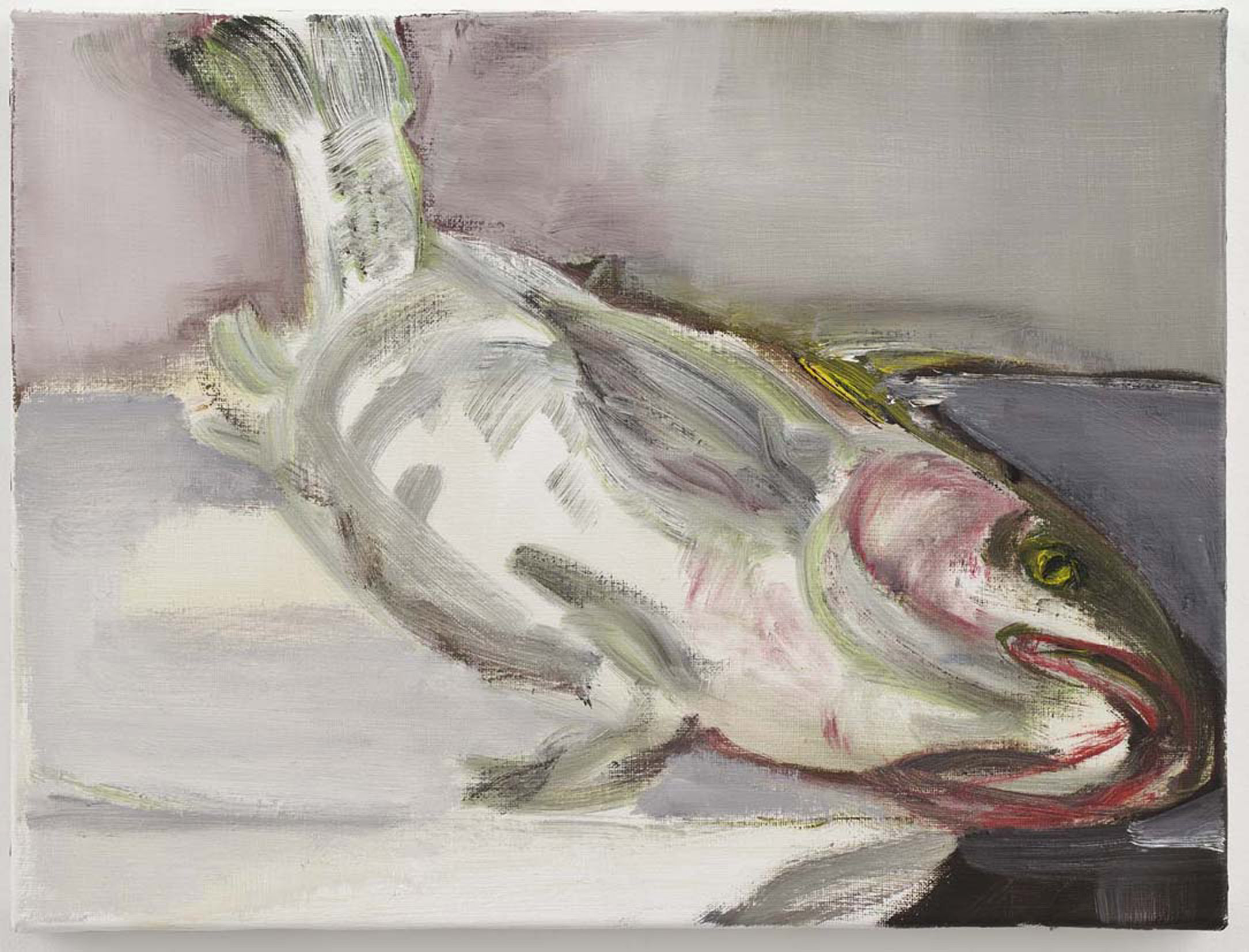 Марлен Дюма (Marlene Dumas). Современное искусство. Современная живопись. Fish - Рыба