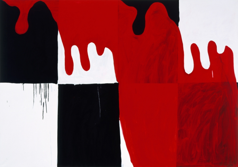 Jack of Hearts, 2005. Мэри Хайльман (Mary Heilmann) - современная американская художница. Современная живопись США. Абстракционизм