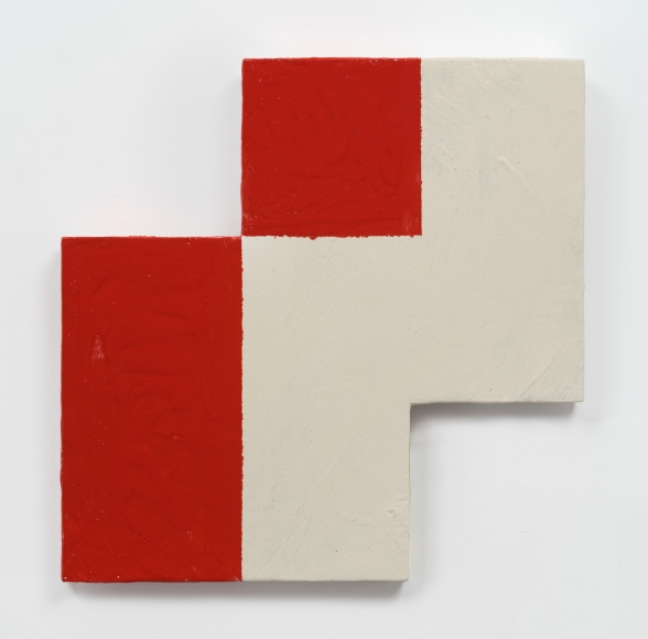 Little Red, 2017. Мэри Хайльман (Mary Heilmann) - современная американская художница. Современная живопись США. Абстракционизм