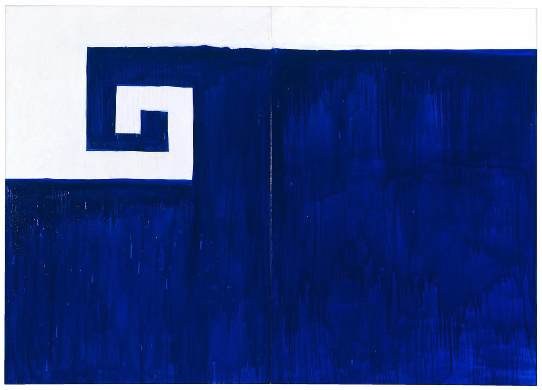 The Ninth Wave, 1988. Мэри Хайльман (Mary Heilmann) - современная американская художница. Современная живопись США. Абстракционизм