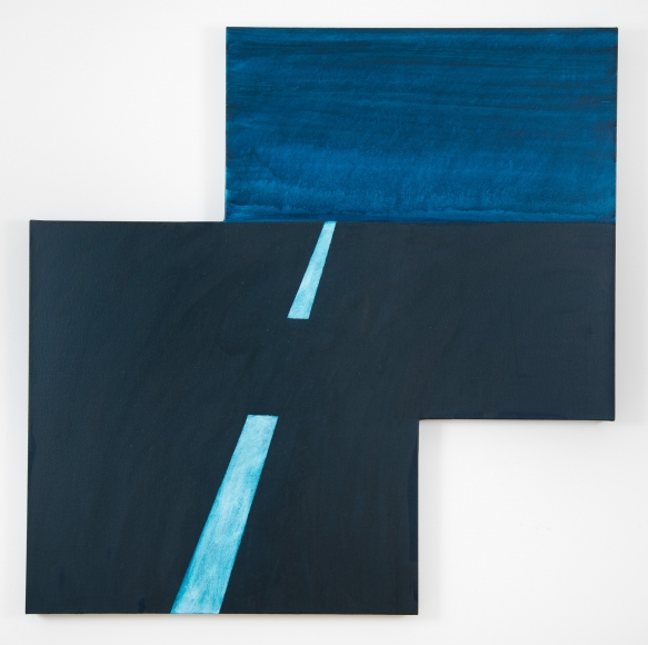 Maricopa Highway, 2014. Мэри Хайльман (Mary Heilmann) - современная американская художница. Современная живопись США. Абстракционизм
