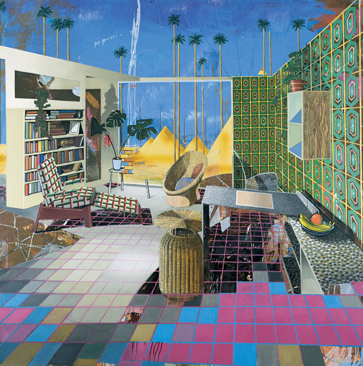 Маттиас Вайшер. Современное искусство. Современная живопись. Египетская комната, 2001