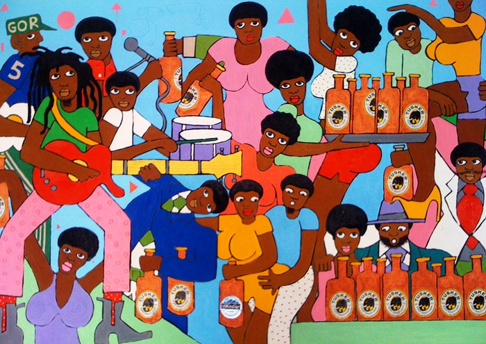 Party Dont Stop. Михаэль Сои (Michael Soi) - современный кенийский художник. Современное искусство Африки