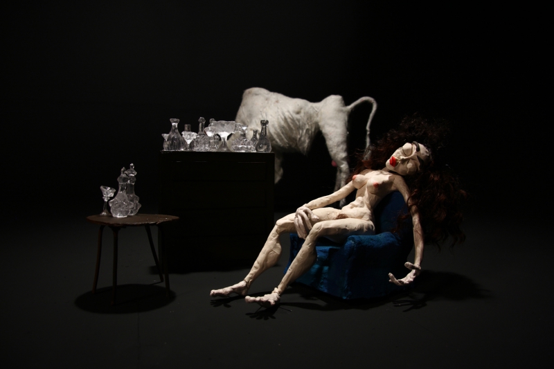 Натали Юрберг (Nathalie Djurberg). Современное искусство Швеции. Шведское искусство. Шахматы. Инсталляция A World of Glass, 2011-12