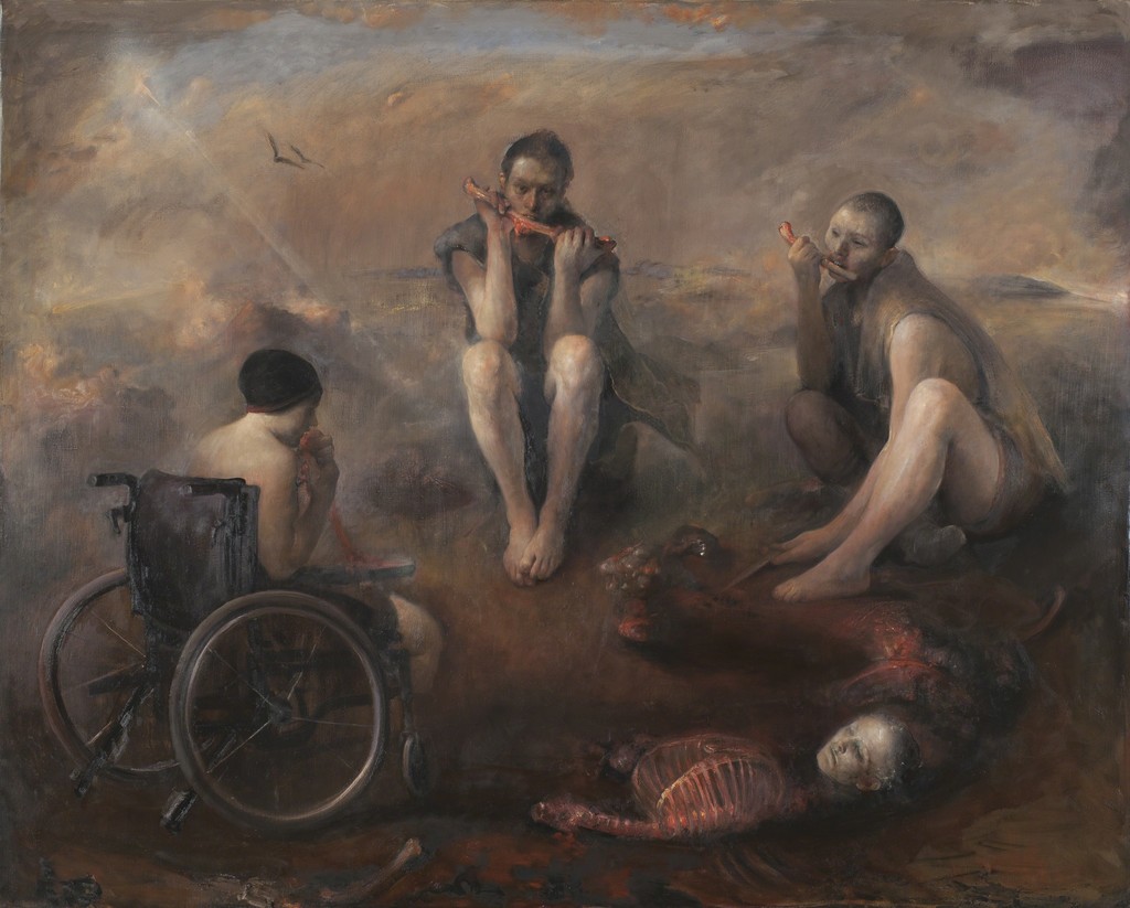 Одд Нердрум (Odd Nerdrum). Современное искусство. Cannibals, 2005