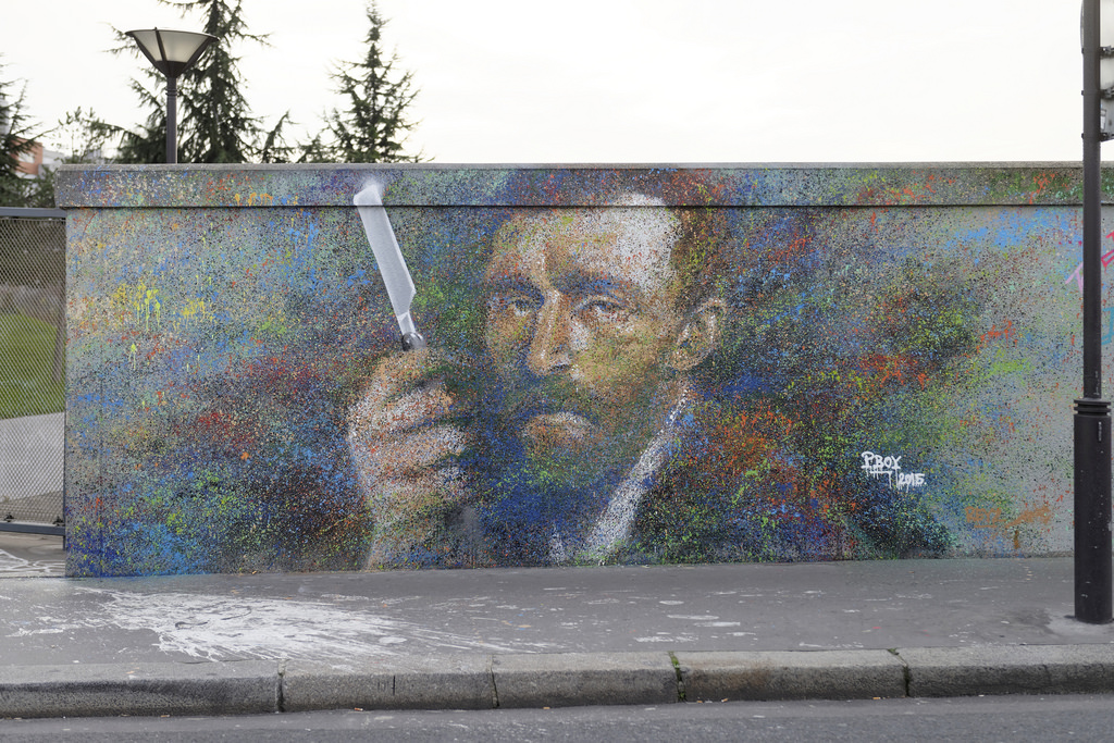 Van Gogh fait le mur?, 2015. Ван Гог, граффити. Паскаль Бояр (Pascal Boyart) - современный американский художник. Современное искусство США