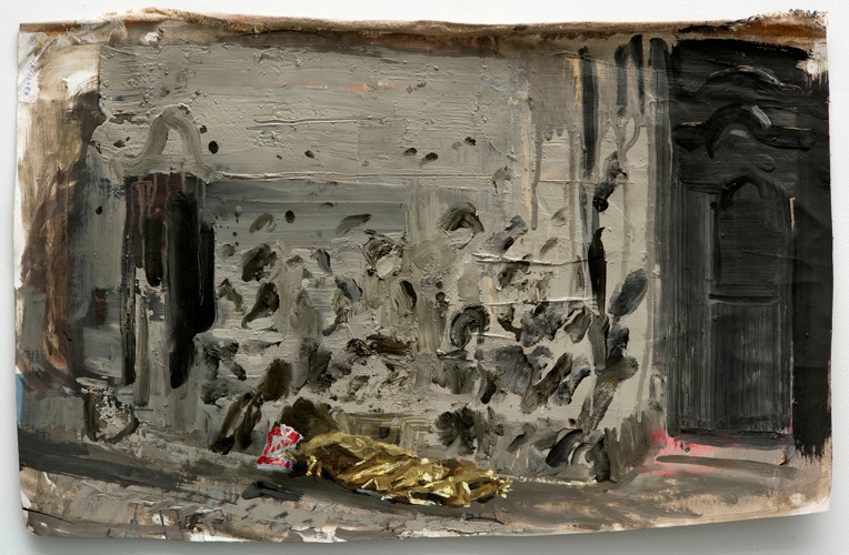 Golden Homeless, 2007. Пере Льобера (Pere Llobera) - современный испанский, каталонский художник. Современная живопись Испании, Каталонии. Картина