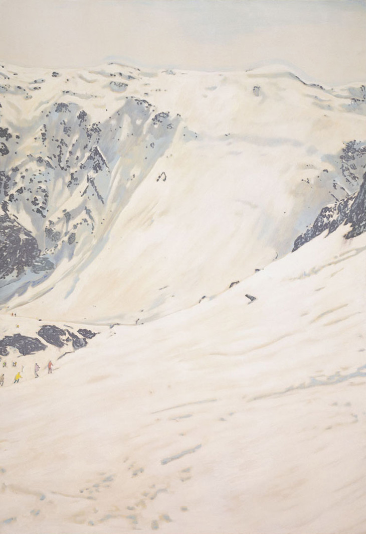 White Creep, 1995-96. Питер Дойг (Peter Doig) - современный шотландский художник, Номинант премии Тернера 1994. Современная живопись. Contemporary art, paintings