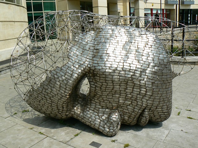The Head, 2001. Рик Кирби (Rick Kirby) - современный английский скульптор. Современная скульптура