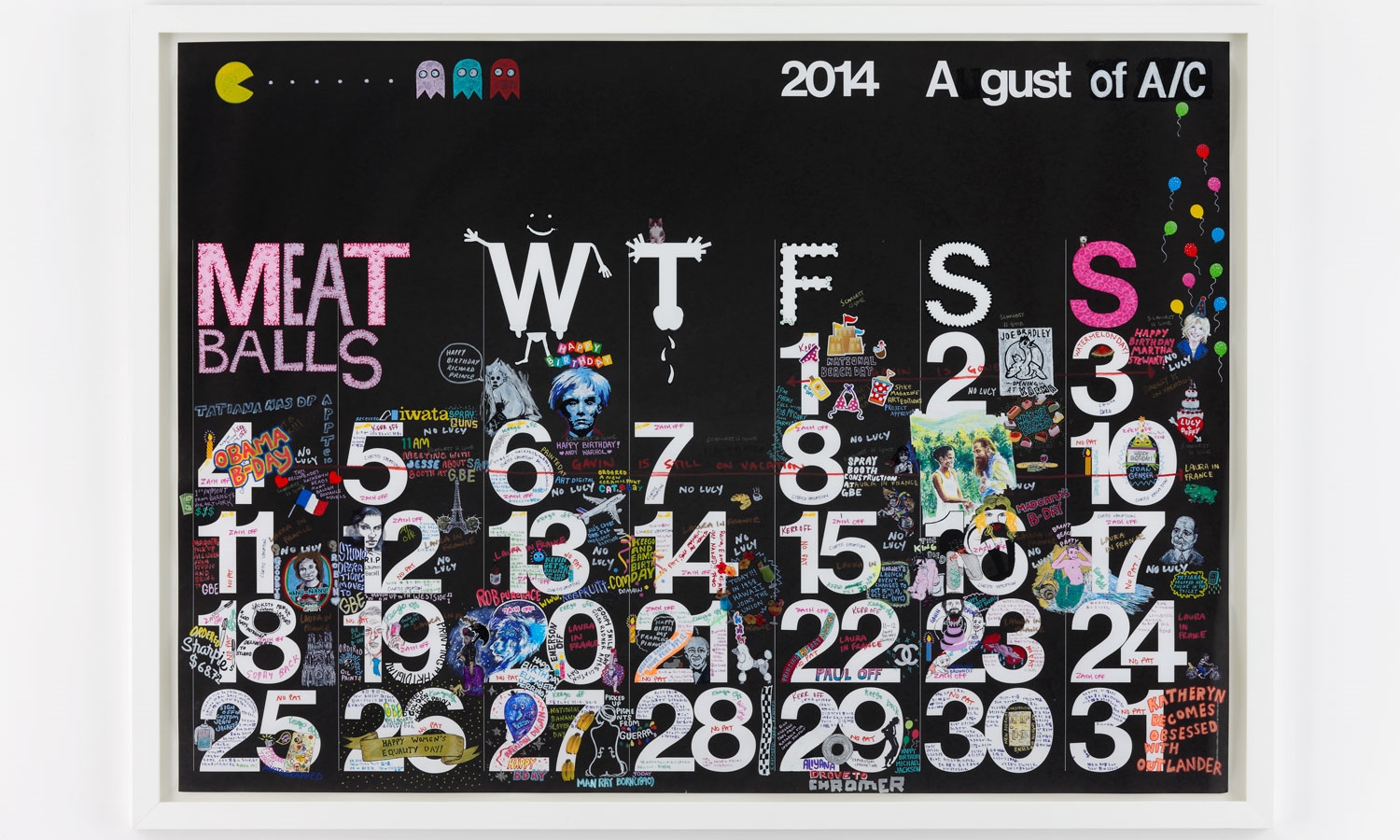Studio Calendar. Роб Прюитт (Rob Pruitt) - современный американский художник. Современное искусство США