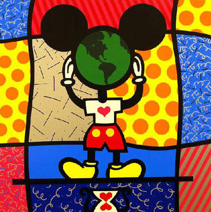 Современная живопись. Ромеро Бритто. Mickey's World