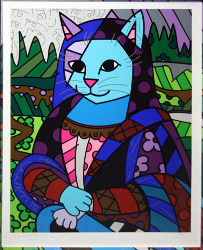Современная живопись. Ромеро Бритто. Mona Cat
