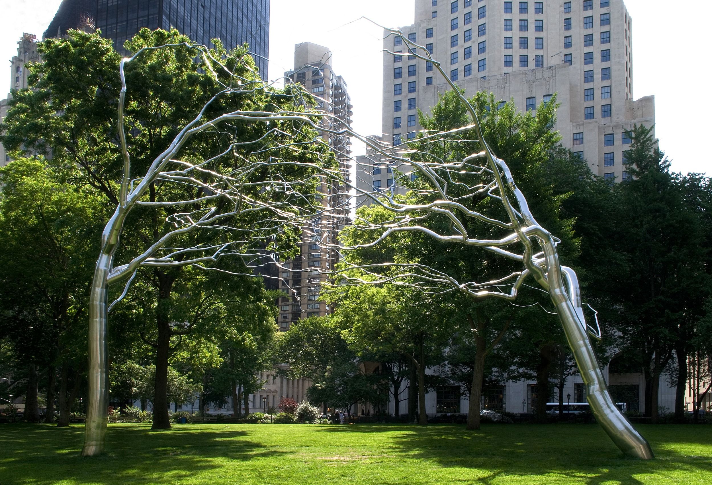 Conjoined, 2007. Рокси Пейн (Roxy Paine) - современный американский скульптор. Современное искусство США, современная скульптура. Дендройд
