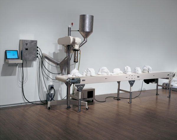 SCUMAK (Auto Sculpture Maker, машина для автоматического создания скульптур), 1998. Рокси Пейн (Roxy Paine) - современный американский скульптор. Современное искусство США, современная скульптура