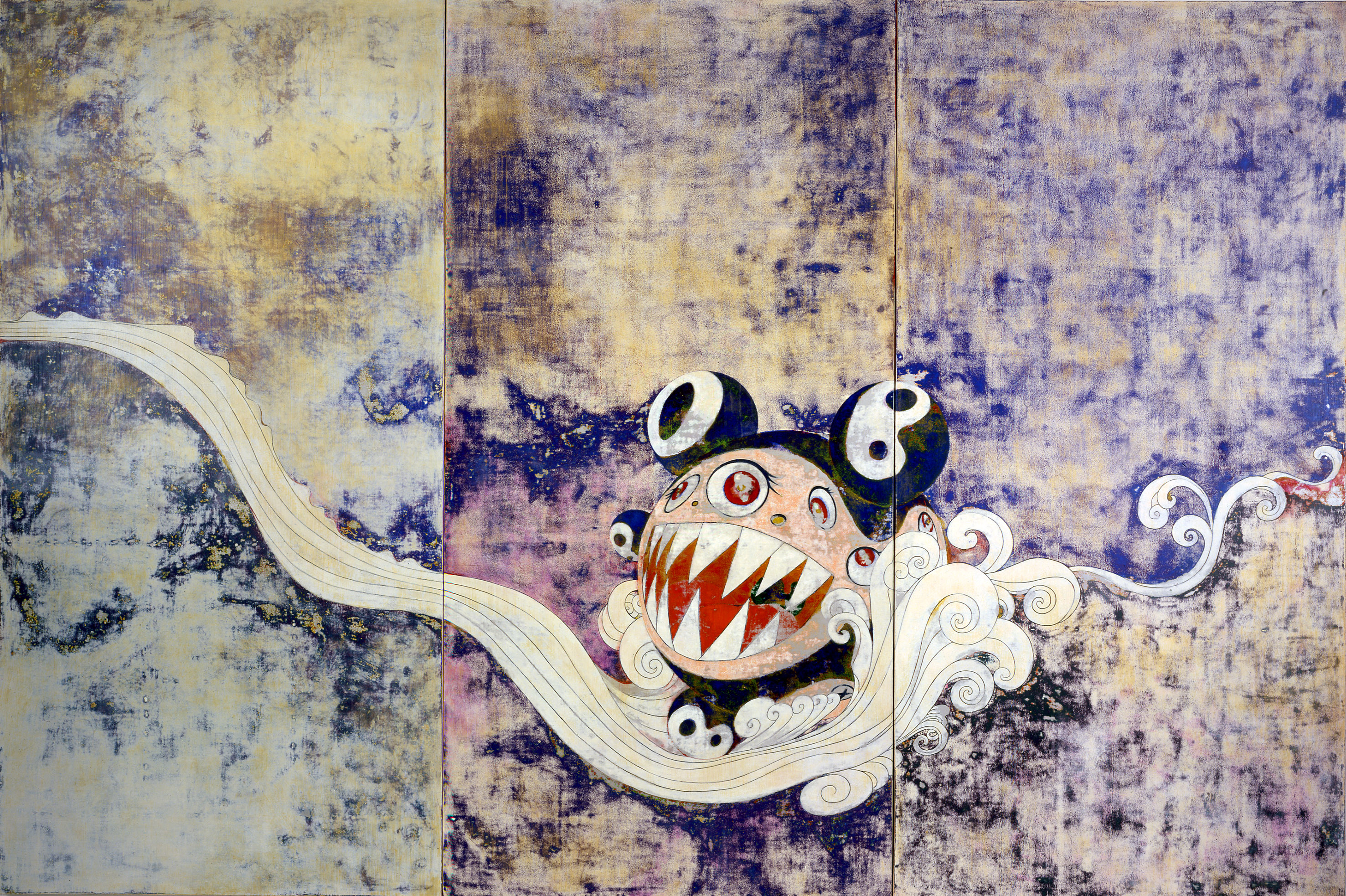 Такаси Мураками (Takashi Murakami). Современное искусство Японии. Японская живопись. 727, 1996