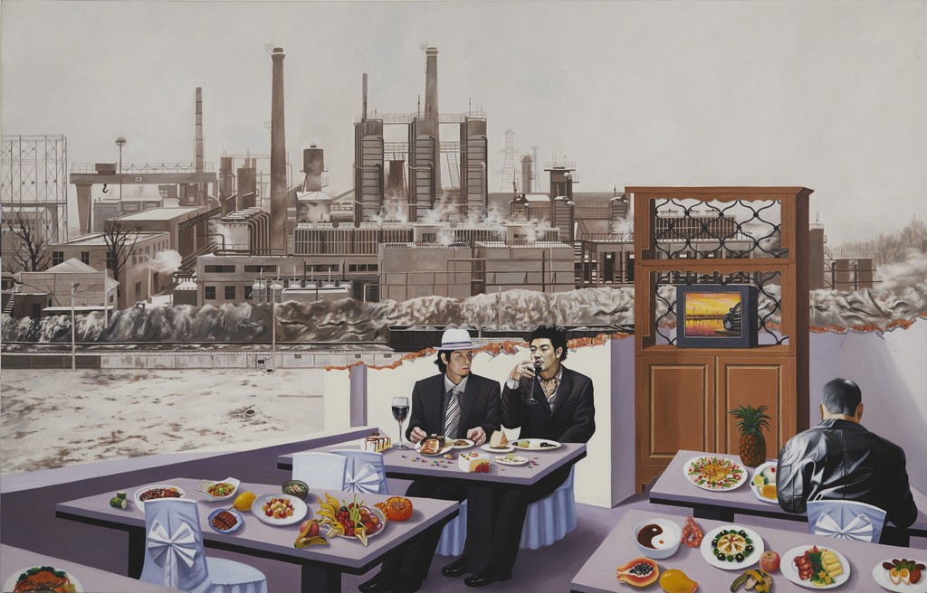 Dinner Party, 2007. Tamen (Tamen) - современный арт-дуэт из Китая. Современное искусство. Contemporary Art in China. Современная живопись