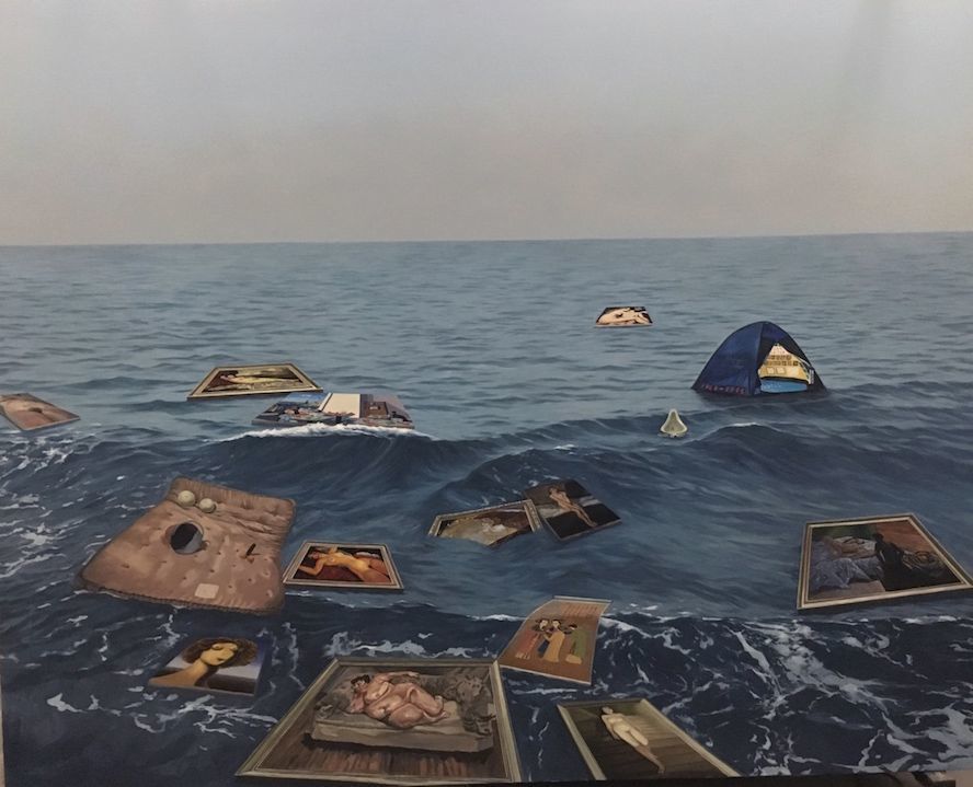 Floating Art History, 2016. Tamen (Tamen) - современный арт-дуэт из Китая. Современное искусство. Contemporary Art in China. Современная живопись