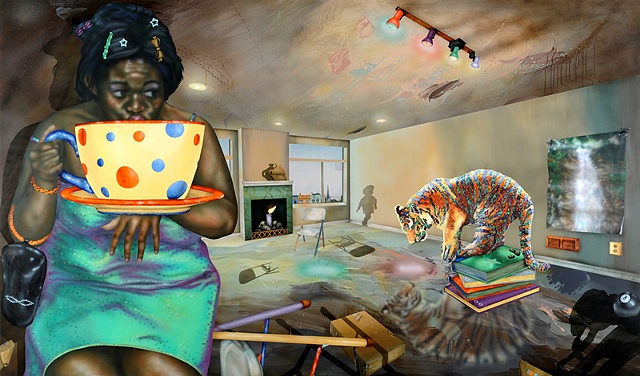 Room, 2009. Вилли Уэйн Смит (Willie Wayne Smith) - современный американский художник. Современное искусство США