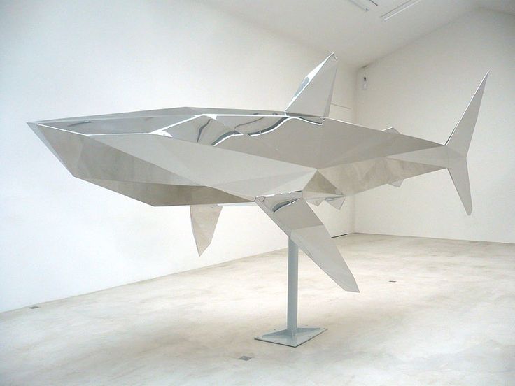 Shark (Акула, скульптура). Ксавье Вейан (Xavier Veilhan) - современный французский скульптор. Современное искусство Франции