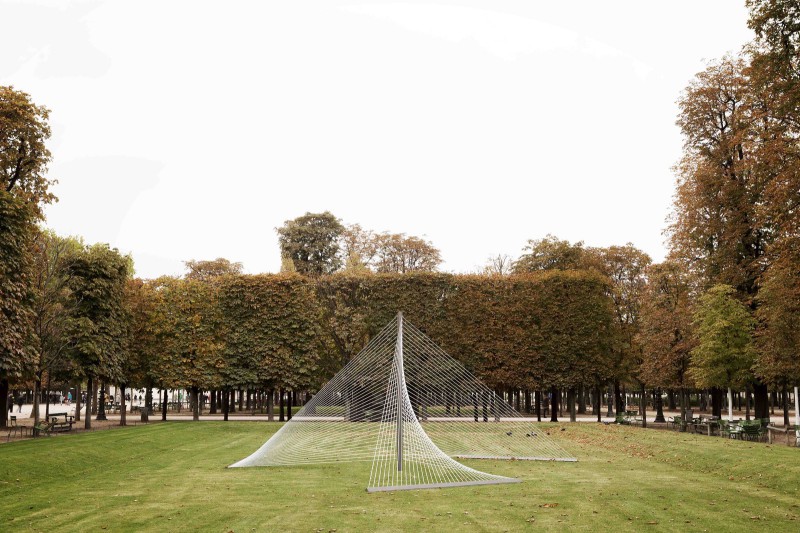 Rays (Les Tuileries), 2015. Ксавье Вейан (Xavier Veilhan) - современный французский скульптор. Современное искусство Франции