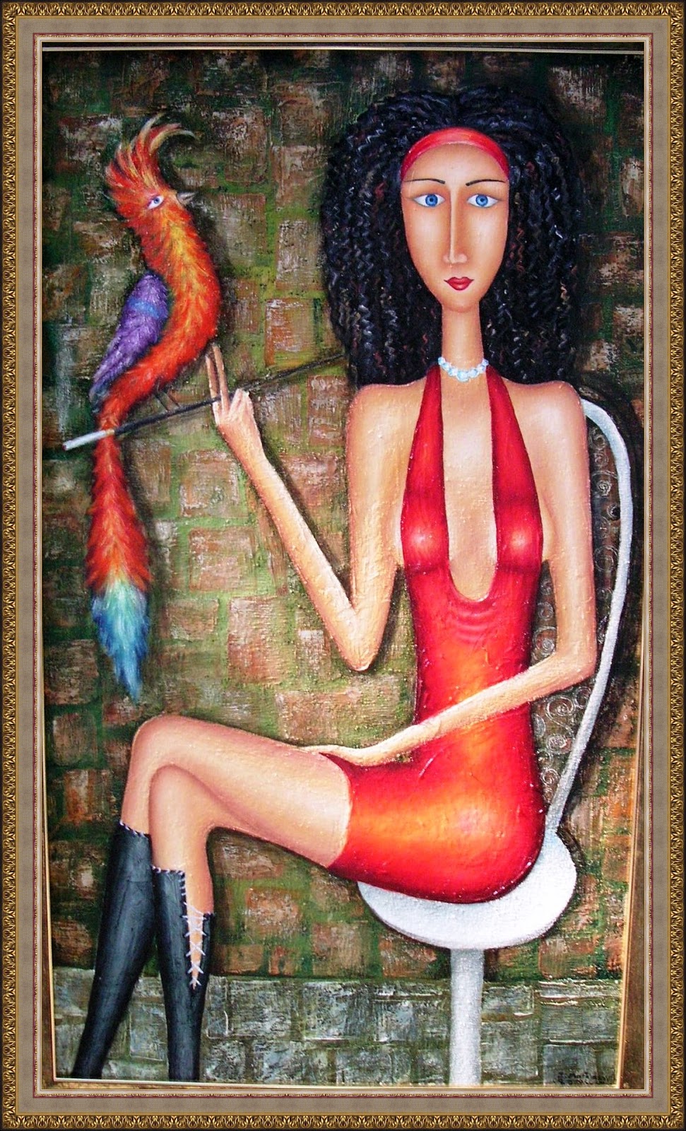 Гала, 2008. Зураб Мартиашвили (Zurab Martiashvili) - современный грузинский художник. Современная живопись. Грузия, картины