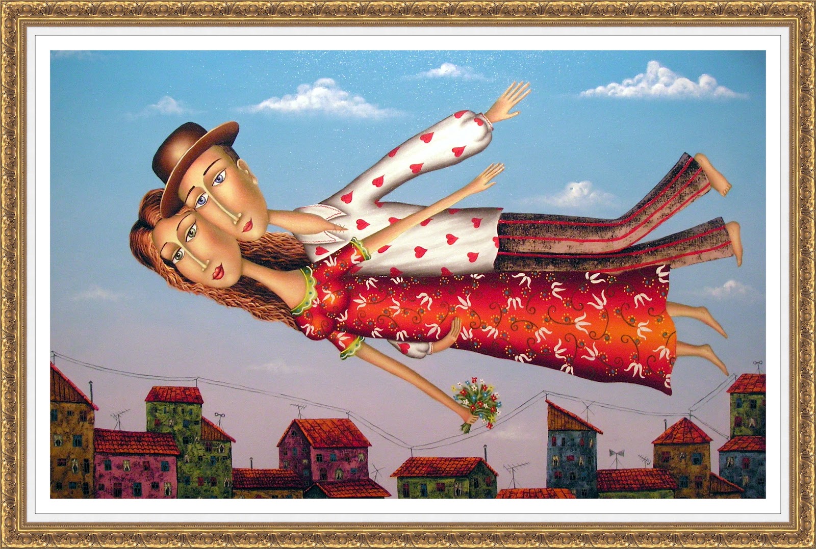 Любовь, 2009. Зураб Мартиашвили (Zurab Martiashvili) - современный грузинский художник. Современная живопись. Грузия, картины