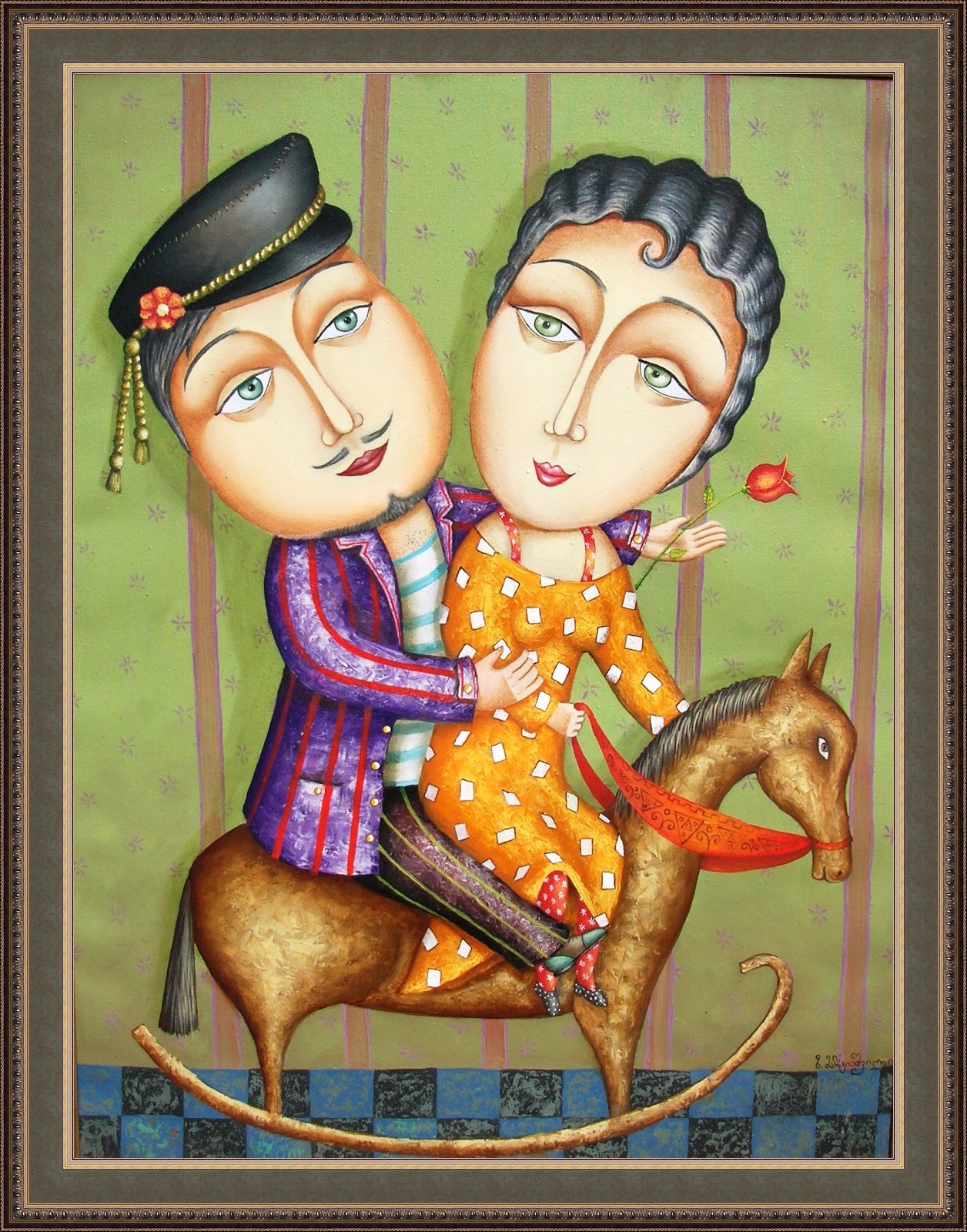 Большие дети, 2009. Зураб Мартиашвили (Zurab Martiashvili) - современный грузинский художник. Современная живопись. Грузия, картины